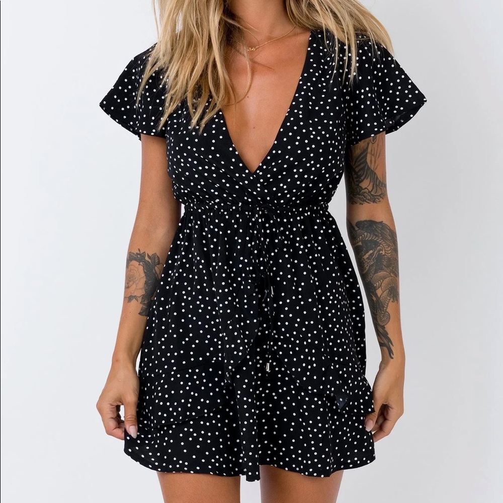 Princess Polly Bobbie Mini Dress - Black - Picture 2 of 7
